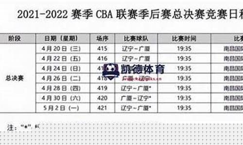 cba总决赛的时间安排_cba总决赛的时间安排最新